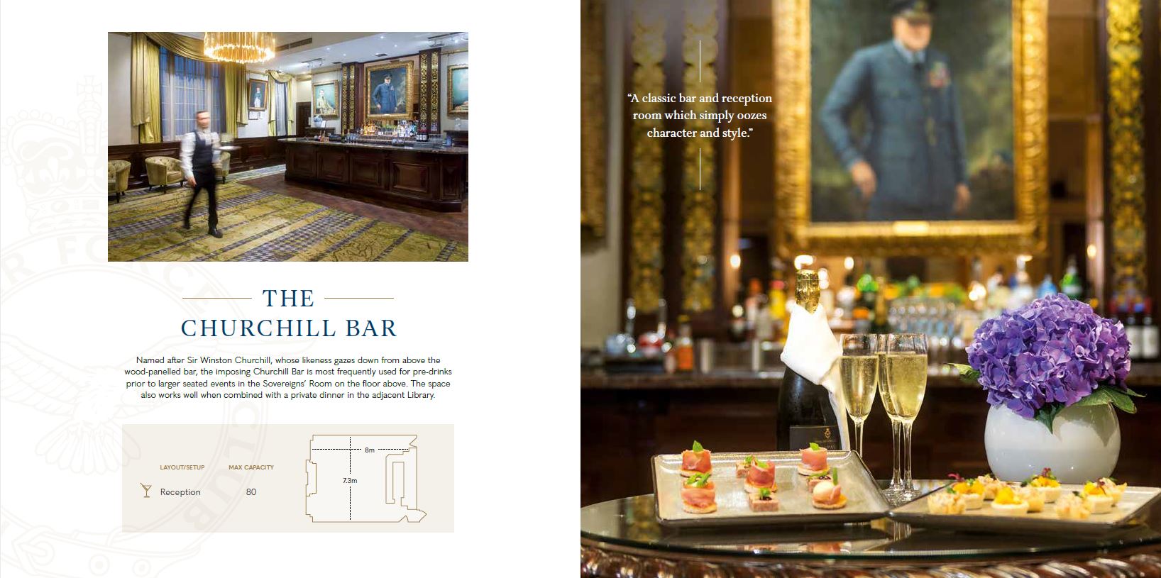 The Churchill Bar | RAF Club London